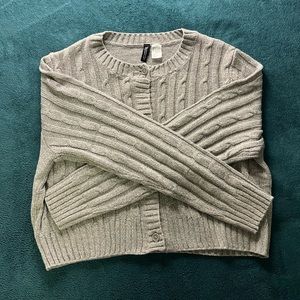 H&M cable knit cardigan - barely worn